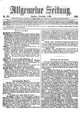 Allgemeine Zeitung Donnerstag 3. Mai 1866