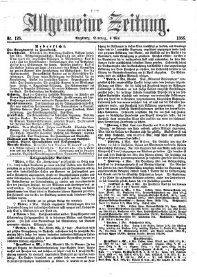 Allgemeine Zeitung Sonntag 6. Mai 1866