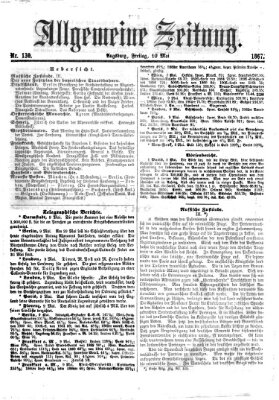 Allgemeine Zeitung Freitag 10. Mai 1867