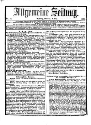 Allgemeine Zeitung Mittwoch 4. März 1868