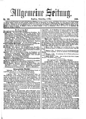 Allgemeine Zeitung Donnerstag 6. Mai 1869