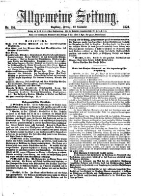 Allgemeine Zeitung Freitag 23. Dezember 1870