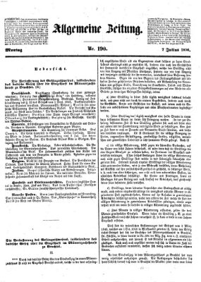 Allgemeine Zeitung Montag 7. Juli 1856