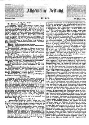 Allgemeine Zeitung Donnerstag 27. Mai 1858