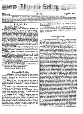 Allgemeine Zeitung Mittwoch 5. Juni 1861