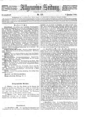 Allgemeine Zeitung Samstag 8. Juni 1861