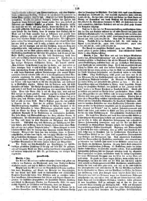 Allgemeine Zeitung Mittwoch 9. Januar 1867