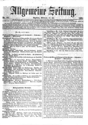 Allgemeine Zeitung Mittwoch 15. Juli 1868