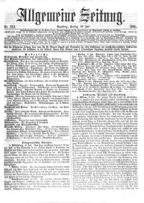Allgemeine Zeitung Freitag 31. Juli 1868