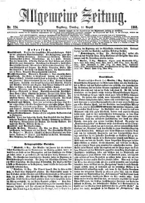 Allgemeine Zeitung Dienstag 11. August 1868