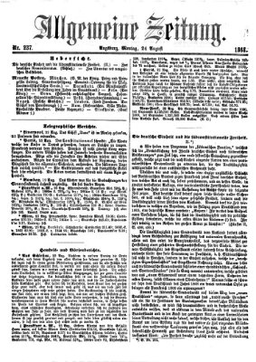 Allgemeine Zeitung Montag 24. August 1868