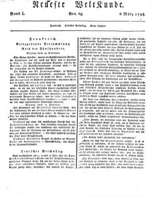 Allgemeine Zeitung Dienstag 6. März 1798