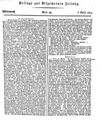 Allgemeine Zeitung Mittwoch 6. April 1814