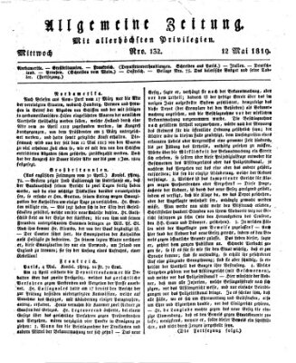 Allgemeine Zeitung Mittwoch 12. Mai 1819