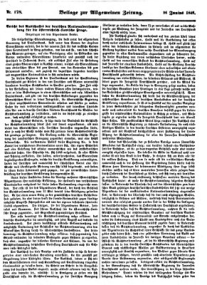Allgemeine Zeitung Montag 26. Juni 1848