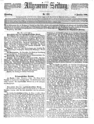 Allgemeine Zeitung Dienstag 5. Juni 1860