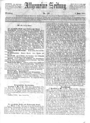 Allgemeine Zeitung Montag 1. Juni 1863
