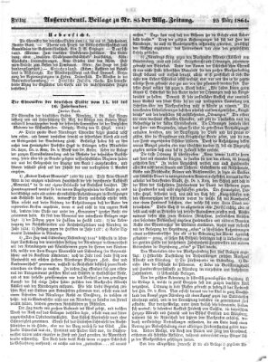 Allgemeine Zeitung Freitag 25. März 1864