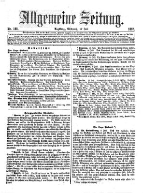 Allgemeine Zeitung Mittwoch 17. Juli 1867