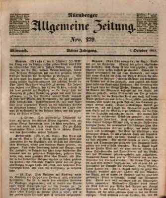 Nürnberger Zeitung (Fränkischer Kurier) Mittwoch 6. Oktober 1841