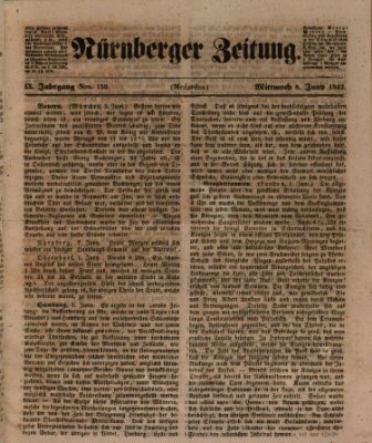 Nürnberger Zeitung (Fränkischer Kurier) Mittwoch 8. Juni 1842