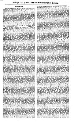Mittelfränkische Zeitung für Recht, Freiheit und Vaterland (Fränkischer Kurier) Freitag 30. Juni 1848