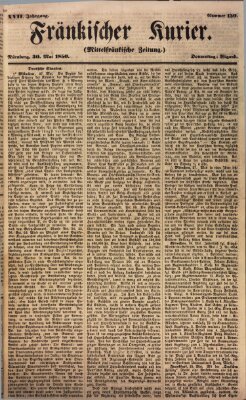 Fränkischer Kurier Donnerstag 30. Mai 1850