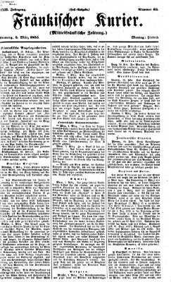 Fränkischer Kurier Montag 5. März 1855