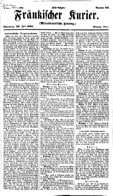 Fränkischer Kurier Montag 30. Juli 1855
