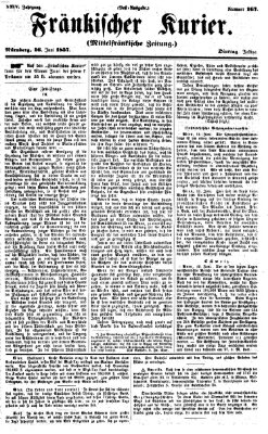 Fränkischer Kurier Dienstag 16. Juni 1857