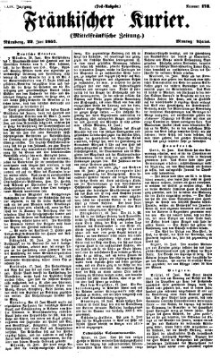 Fränkischer Kurier Montag 22. Juni 1857