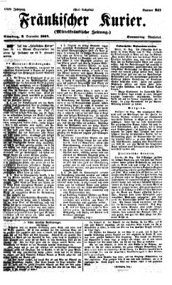 Fränkischer Kurier Montag 3. August 1857