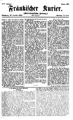 Fränkischer Kurier Donnerstag 27. August 1857