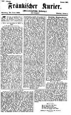Fränkischer Kurier Dienstag 13. Oktober 1857