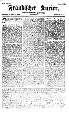 Fränkischer Kurier Mittwoch 2. Dezember 1857