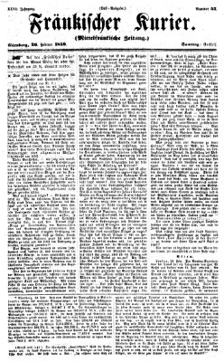 Fränkischer Kurier Samstag 26. Februar 1859