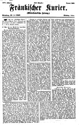 Fränkischer Kurier Dienstag 19. Juli 1859