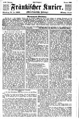 Fränkischer Kurier Montag 25. Juni 1860