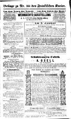 Fränkischer Kurier Mittwoch 23. Dezember 1863