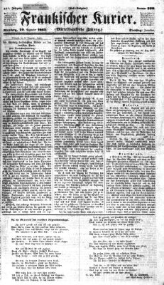 Fränkischer Kurier Dienstag 29. Dezember 1863
