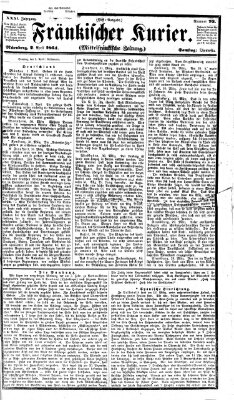 Fränkischer Kurier Samstag 2. April 1864
