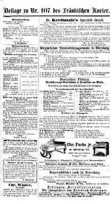 Fränkischer Kurier Samstag 16. April 1864