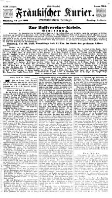 Fränkischer Kurier Samstag 23. Juli 1864