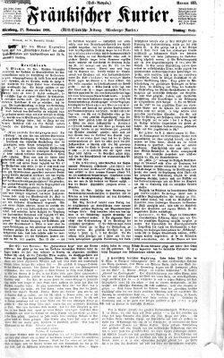 Fränkischer Kurier Dienstag 27. November 1866