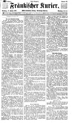 Fränkischer Kurier Sonntag 13. Januar 1867
