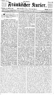 Fränkischer Kurier Montag 18. Februar 1867