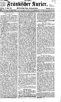 Fränkischer Kurier Sonntag 10. März 1867
