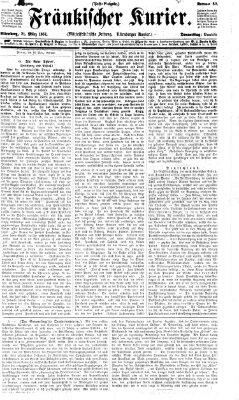 Fränkischer Kurier Donnerstag 21. März 1867