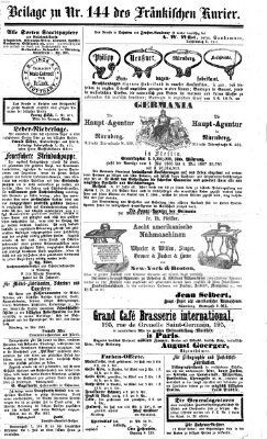 Fränkischer Kurier Samstag 25. Mai 1867