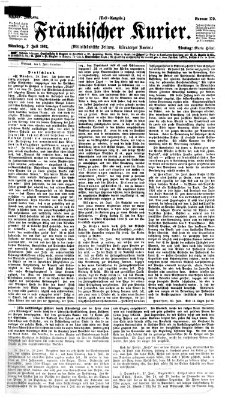 Fränkischer Kurier Dienstag 2. Juli 1867